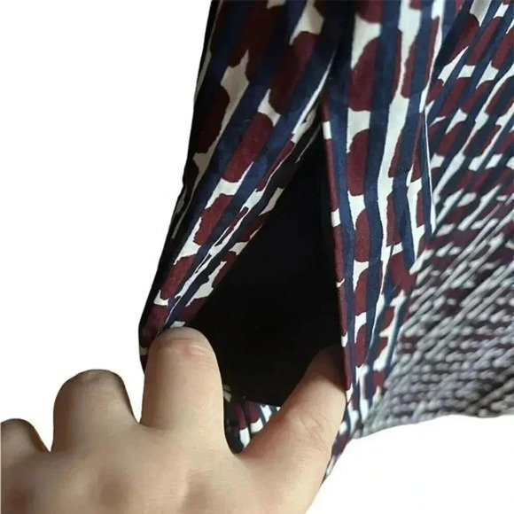 COS Printed Dress With Neck Tie - Picture 12 of 13